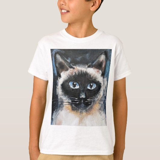 Siamese kat t-shirt (Voorkant)
