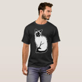 Siamese kat t-shirt (Voorkant volledig)