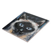 Siamese kat tegeltje (Zijkant)