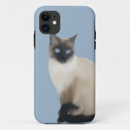 Siamese kat telefoon geval iPhone 11 hoesje