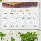 Siamese Kat Theetijd 2026 Theedoek Kalender (Gevouwen)