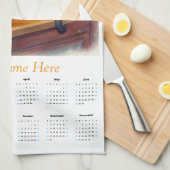Siamese Kat Theetijd 2026 Theedoek Kalender (Quarter Fold)