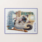 Siamese Kat & Theetijd Legpuzzel (Horizontaal)