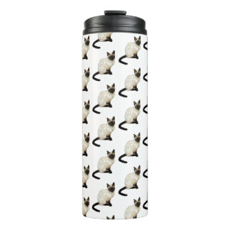 Siamese Kat Thermische Tumbler Thermosbeker