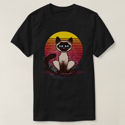 Siamese Kat Verdamping T-shirt (Design voorkant)
