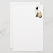 Siamese kattebakkerij briefpapier (Voorkant / Achterkant)