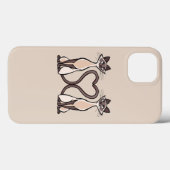Siamese Katten Heart Case-Mate iPhone Case (Achterkant (horizontaal))