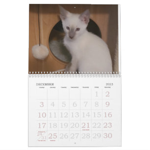 Siamese katten kalender