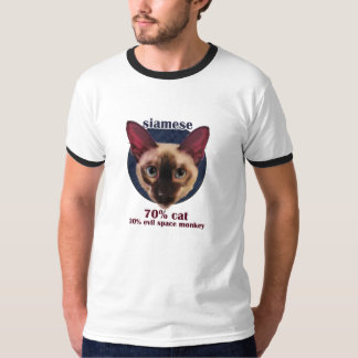 Siamese kattengezicht t-shirt