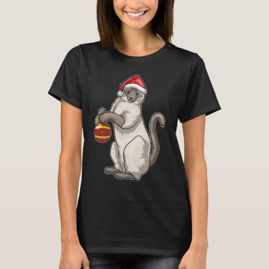 Siamese kerstbal t-shirt (Voorkant)