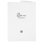 Siamese Kitten avec carte d'anniversaire de gâteau (Dos)