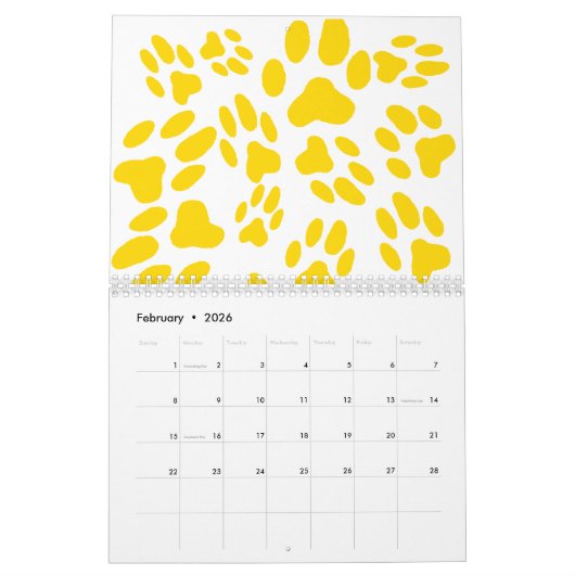 Siamese Kitten Calendrier Personnalisé Pour Les Am (Feb 2026)