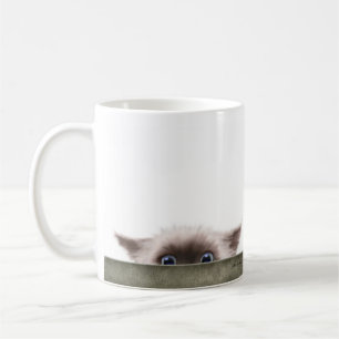 Siamese Kitten Jacht Op Jou Cartoon Koffiemok