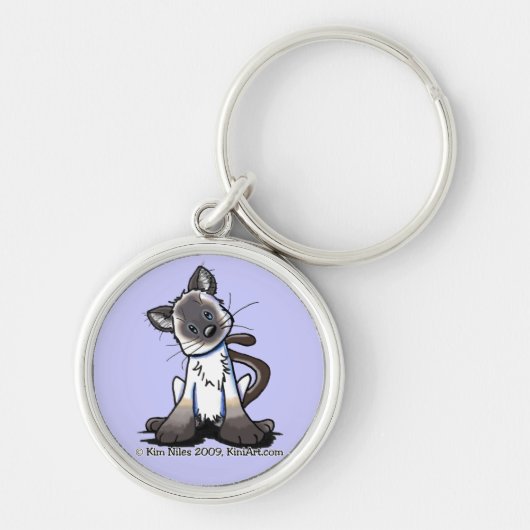 Siamese Kitten Sleutelhanger (Voorkant)