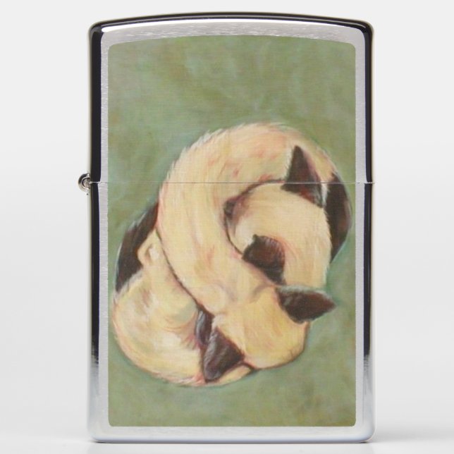 Siamese Kitten YinYang Art (Voorkant)