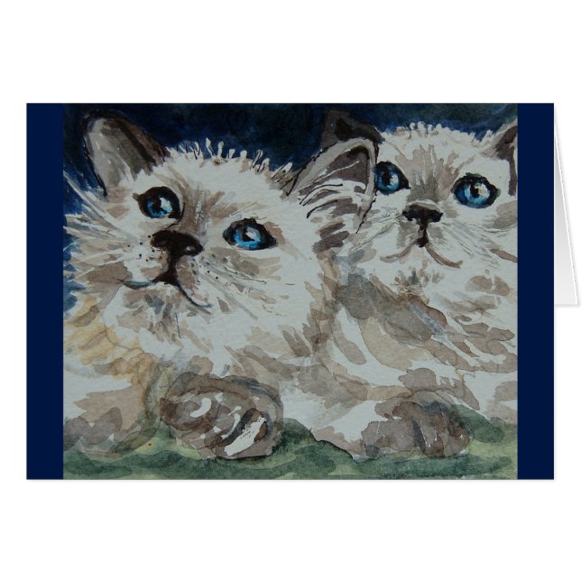 Siamese Kittens (Devant horizontal)