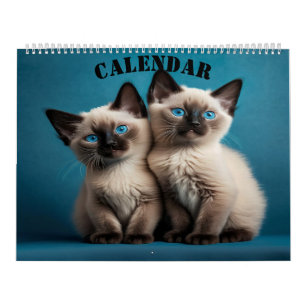 Siamese Kittens Kalender