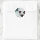 Siamese Kittens Sticker (Tas)