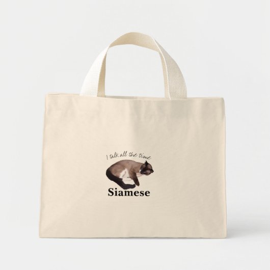 Siamese Mini Tote Bag (Voorkant)