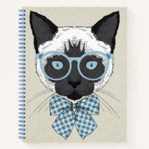 Siamese Mode Smart van de Kat Notitieboek