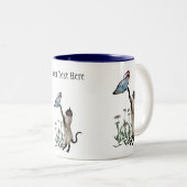 Siamese papillon de chat Daisis Mug (Devant droit)