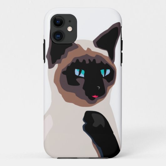  siamese poes Case-Mate iPhone case (Achterkant)