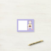 Siamese Rat met Birthday Cake Post-it® Notes (Op bureau)
