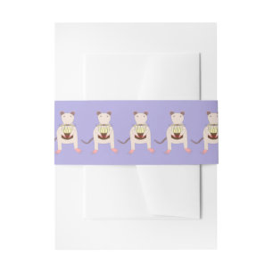 Siamese Rat met Birthday Cake Uitnodigingen Wikkel