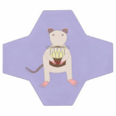 Siamese Rat met Birthday Cake Voetbal (Enkel)