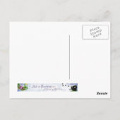 Siamese Red Ribbon Briefkaart (Achterkant)