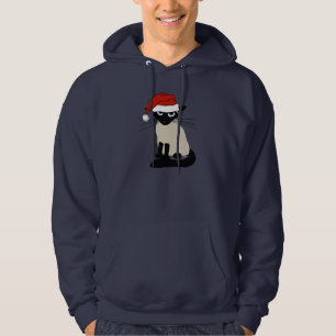 Siamese Sinterklaas - Grappige Kerst Kitty Kat Hoodie