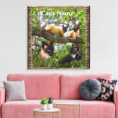 Siamese Sophie Canvas Afdruk (Insitu (Woonkamer))