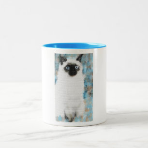 Siamese Tweekleurige Koffiemok