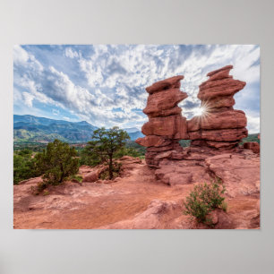 Siamese Twins Colorado Sunburst Poster