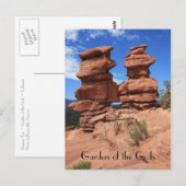 Siamese Twins ~ Jardin des Dieux Carte postale (Devant / Derrière)