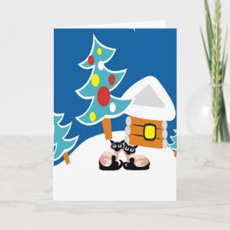 Siamese Vakantie van Katten Feestdagen Kaart