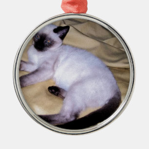 Siamese van het de kunsthuisdier van het metalen ornament