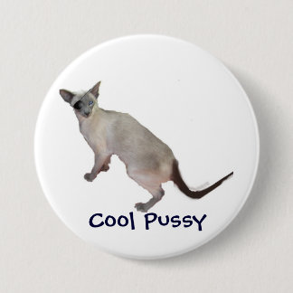 Siamese zijn cool, Cool Pussy Ronde Button 7,6 Cm