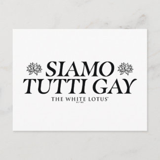 Siamo Tutti Gay - De witte lotus Briefkaart