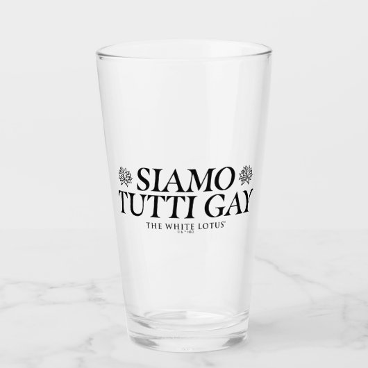 Siamo Tutti Gay - De witte lotus Glas (Voorkant)