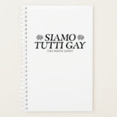 Siamo Tutti Gay - De witte lotus Planner (Voorkant)