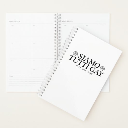 Siamo Tutti Gay - De witte lotus Planner (Display)