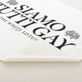 Siamo Tutti Gay - De witte lotus Sherpa Deken (3/4)