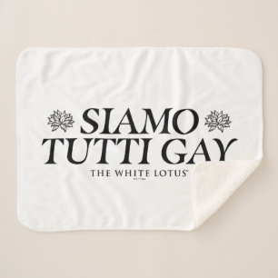 Siamo Tutti Gay - De witte lotus Sherpa Deken