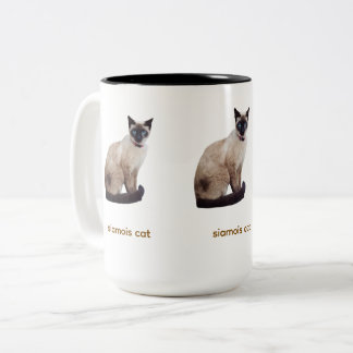 siamois cat mug tweekleurige koffiemok