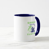 Siargao Philippines Surfing Coffee Mug (Devant droit)
