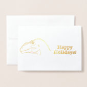 Siats Foil Bonne Carte Vacances (Devant avec enveloppe)