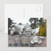 Sibelius monument, Helsinki, Finland Briefkaart (Voorkant / Achterkant)