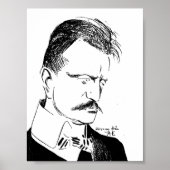 Sibelius: schets van Albert Engström (1904) Poster (Voorkant)
