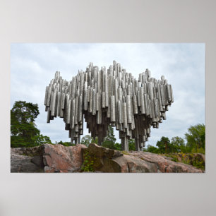 Sibeliusmonument, Helsinki, Finland Poster